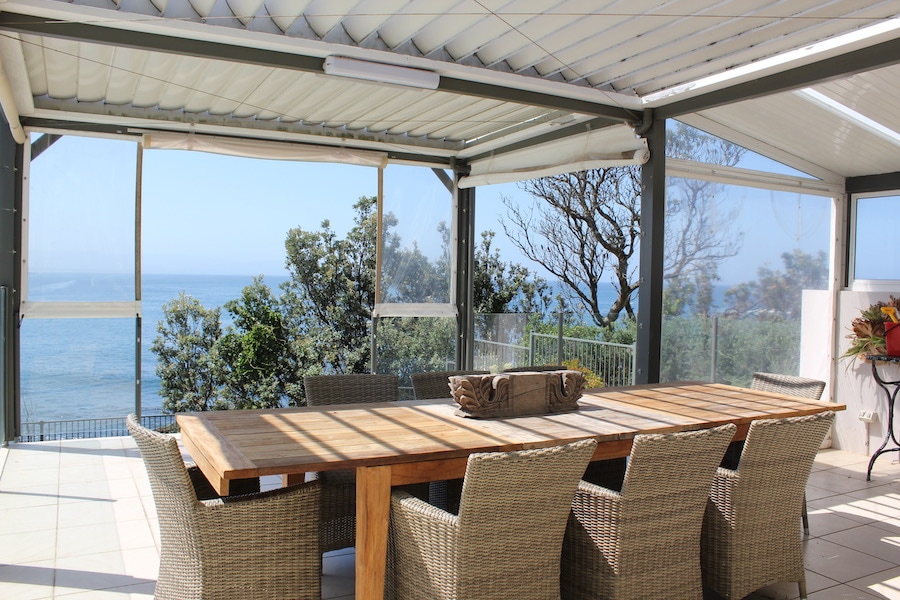Outdoor dining area